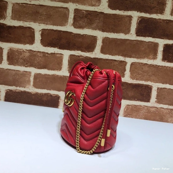 Hyperpeter mini GUCCI bag bucket GG Marmont 0711